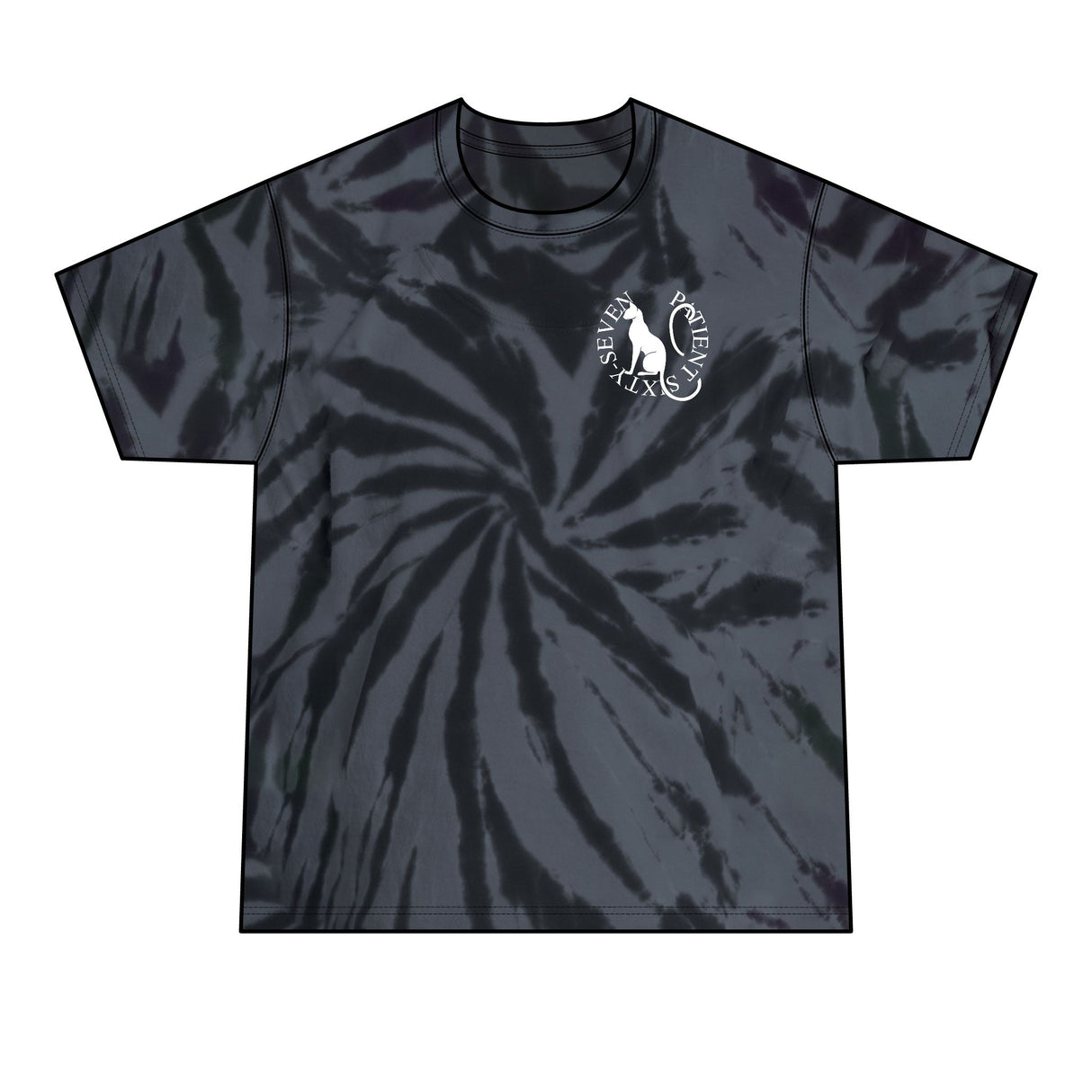 Patient Sixty-Seven - Tie Dye Cat Tee