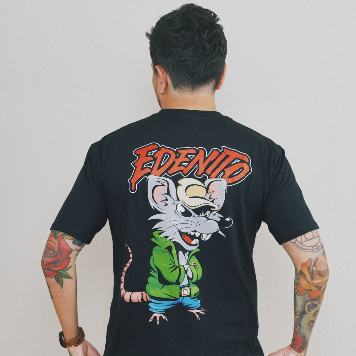 Escuela De Nada - Edenito Black Tee