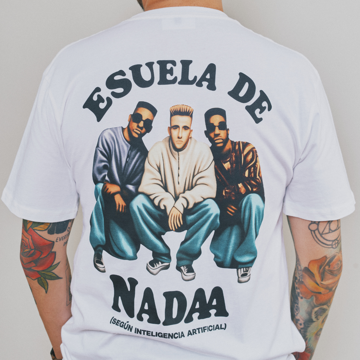 Escuela De Nada - AI White Tee