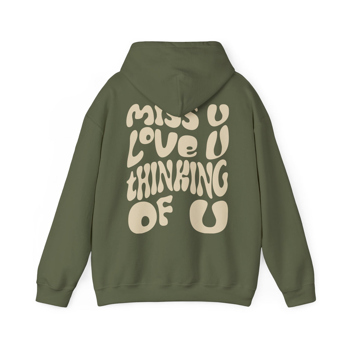 Dalton Maudlin - Miss U Hoodie - Cream Print