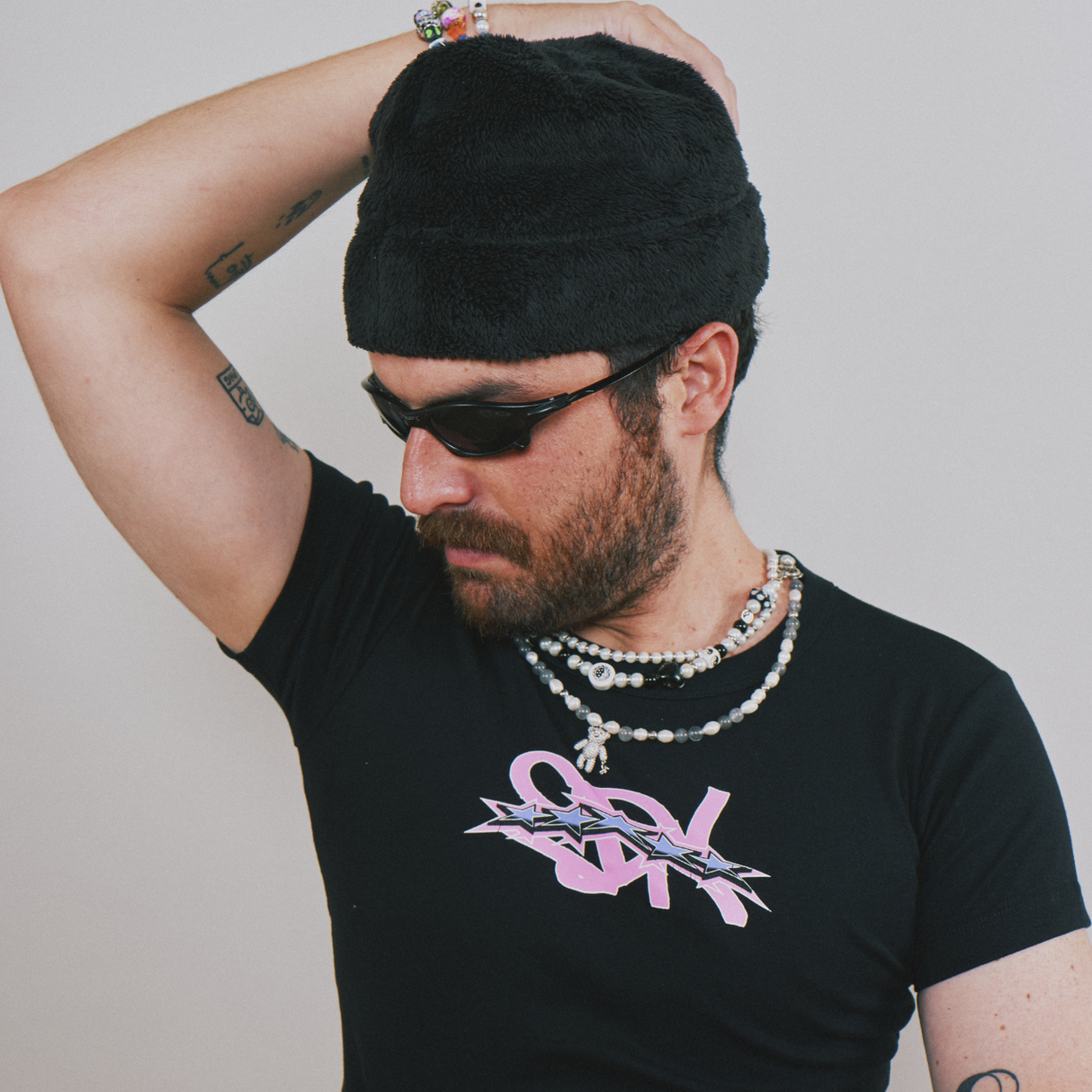 Escuela De Nada - 4 the Girlies Black Baby Tee