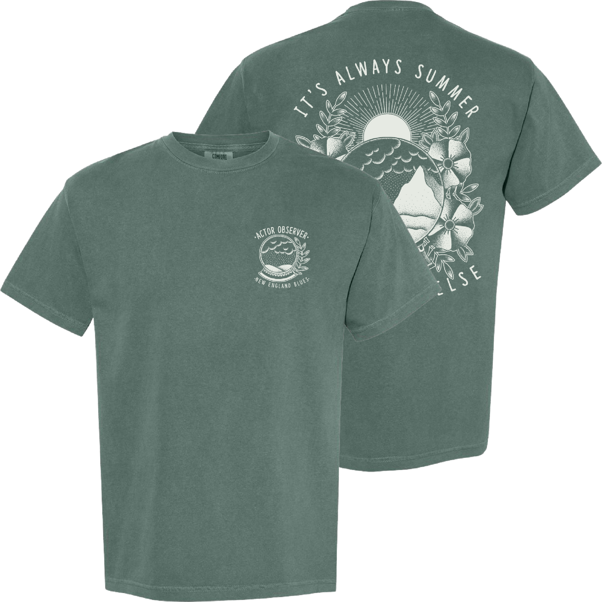 Actor Observer - Globe Blue Spruce T-Shirt