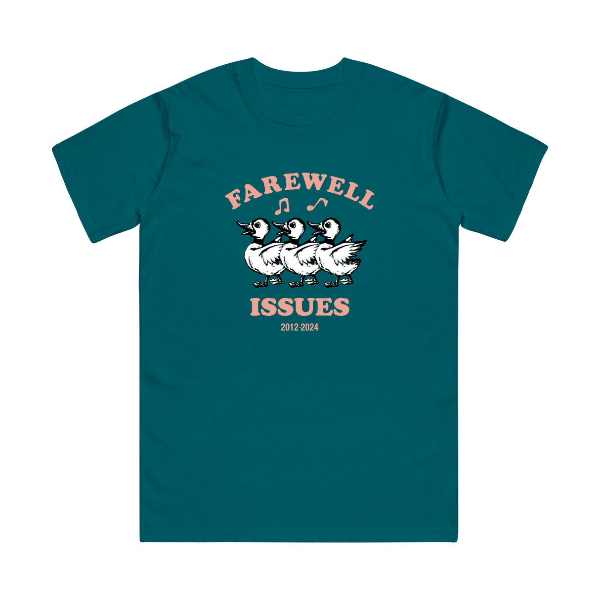 ISSUES - Singing Ducks Teal Tee