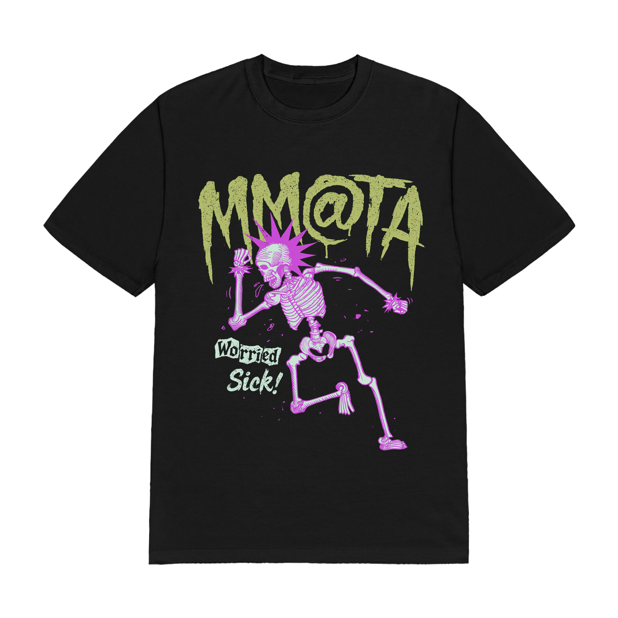 Meet Me @ The Altar - WORRIED SICK Skeleton Tee