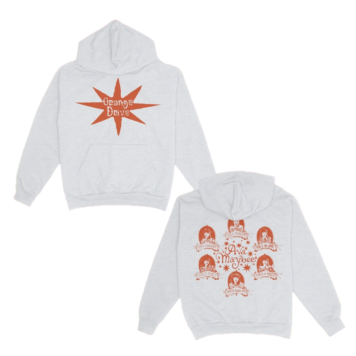 Ava Maybee - Orange Drive Hoodie