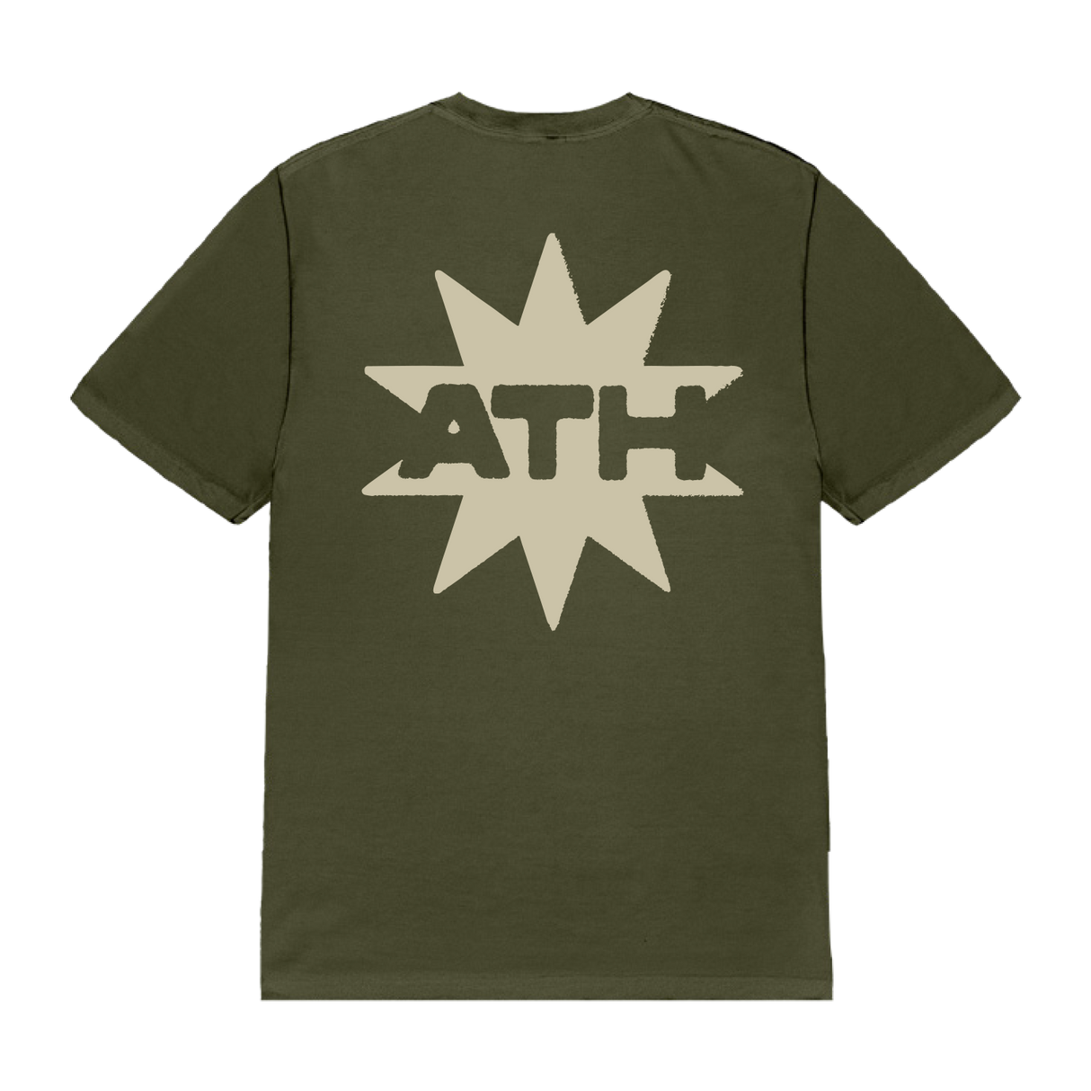 A Thousand Horses - ATH Burst Olive Green T-Shirt