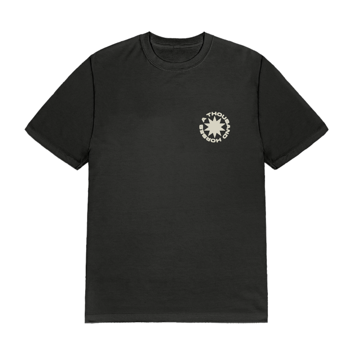 A Thousand Horses - Burst WFD Black T-Shirt