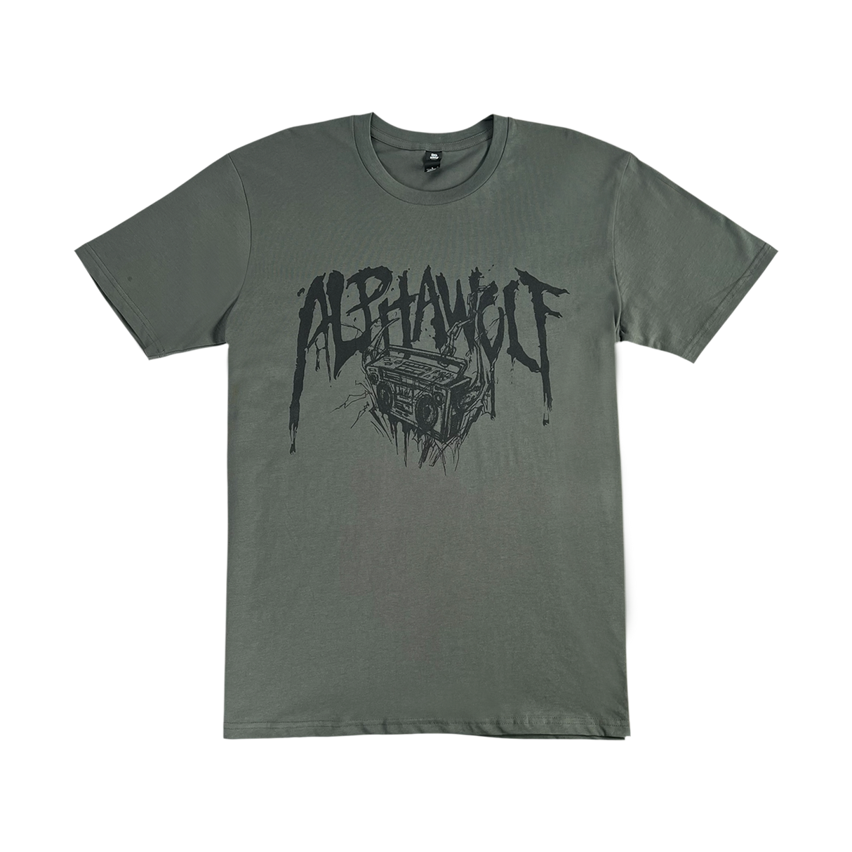 Alpha Wolf - Grey Metal Tour Dates T-Shirt