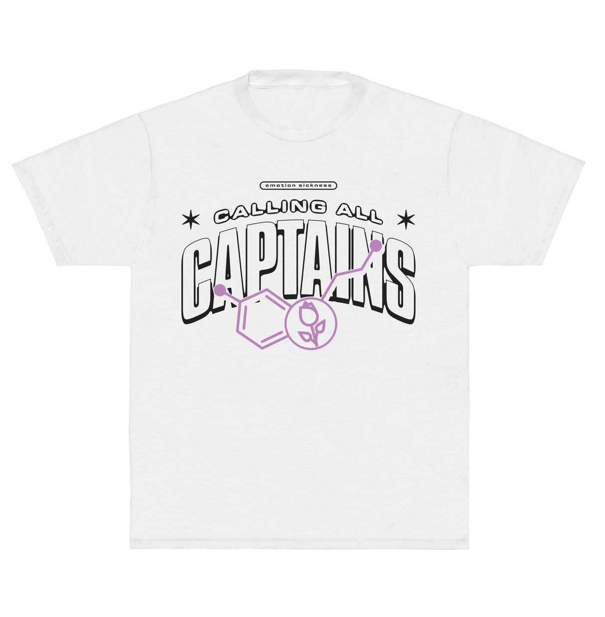 Calling All Captains - Arch White T-Shirt
