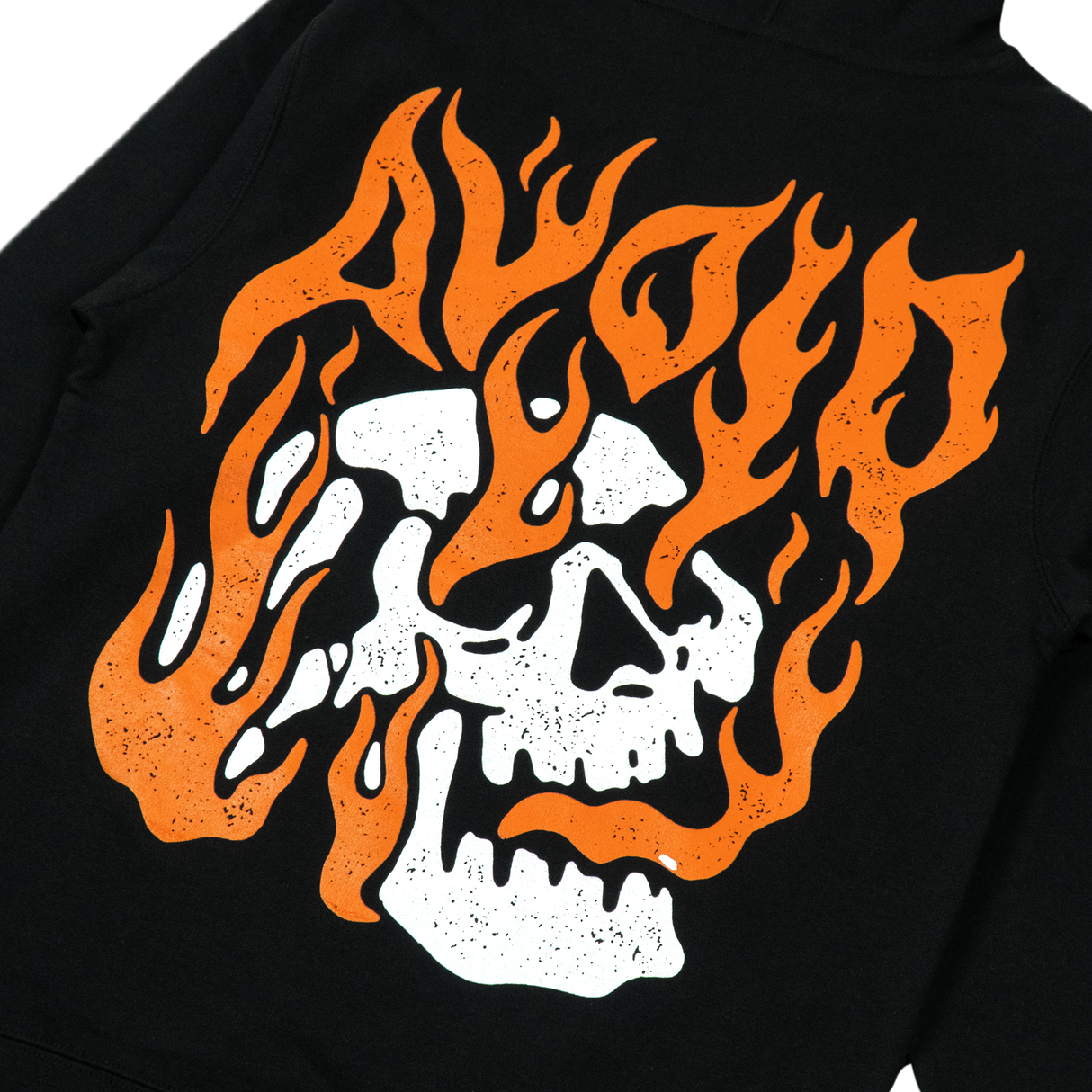 AVOID - Flame Skull Hoodie
