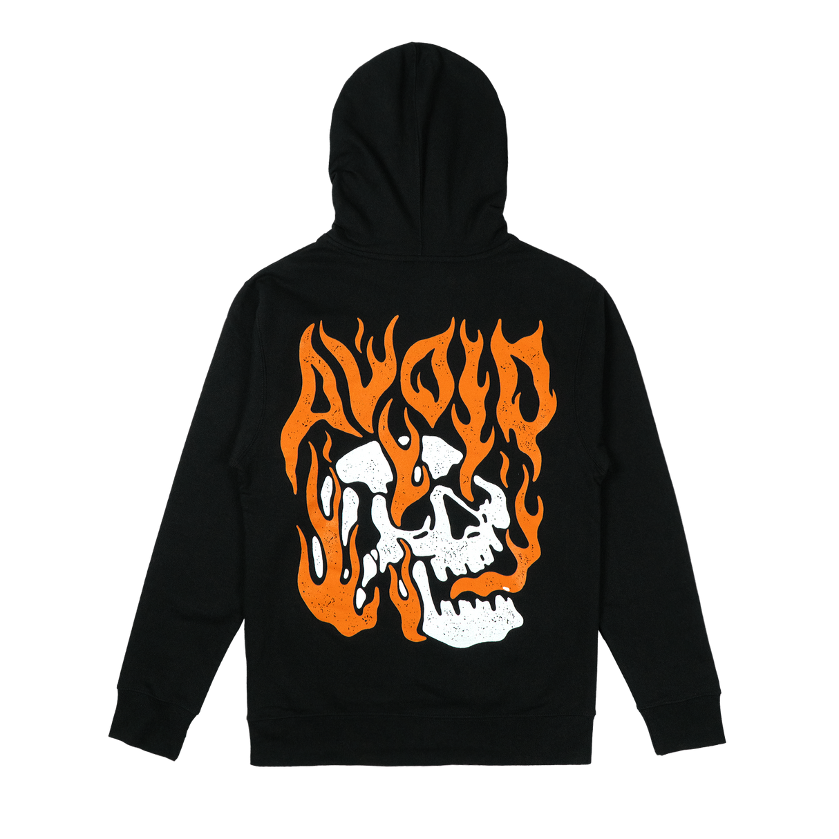 AVOID - Flame Skull Hoodie