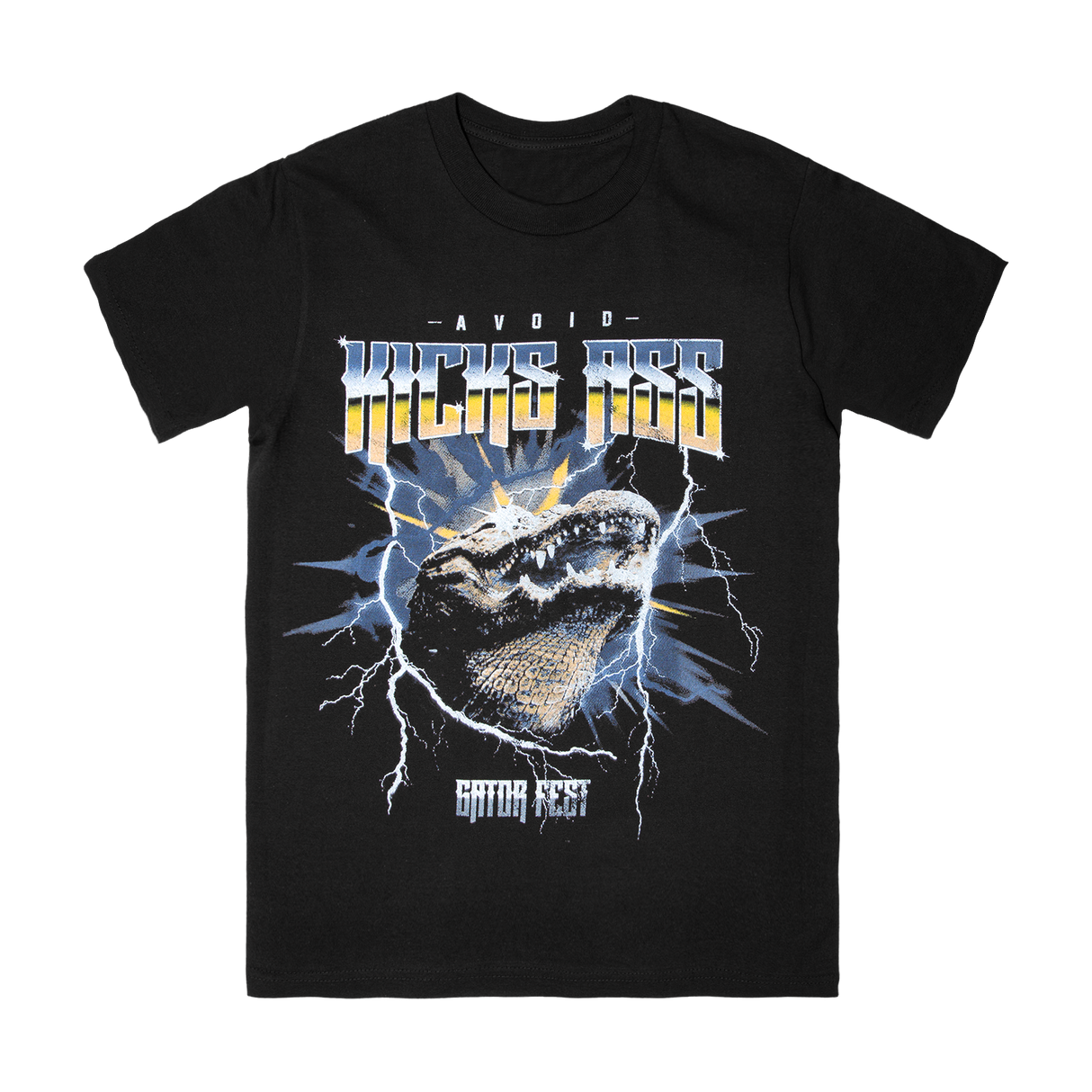 AVOID - Gator Fest Black Tee
