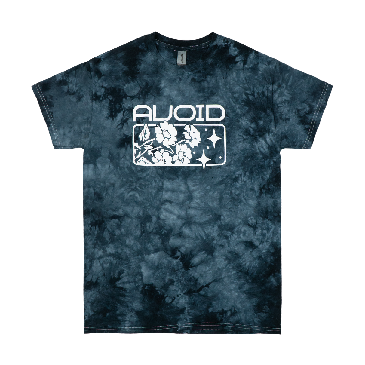 AVOID - Skeleton Flowers Dye Tee