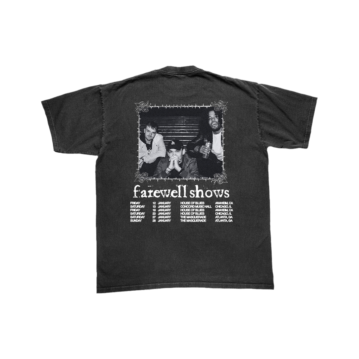 ISSUES - FAREWELL SHOWS TEE