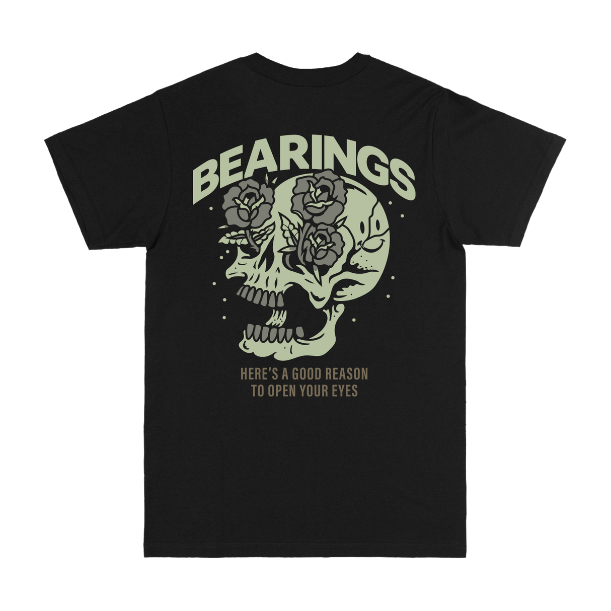 Bearings - Skull Rose Tee