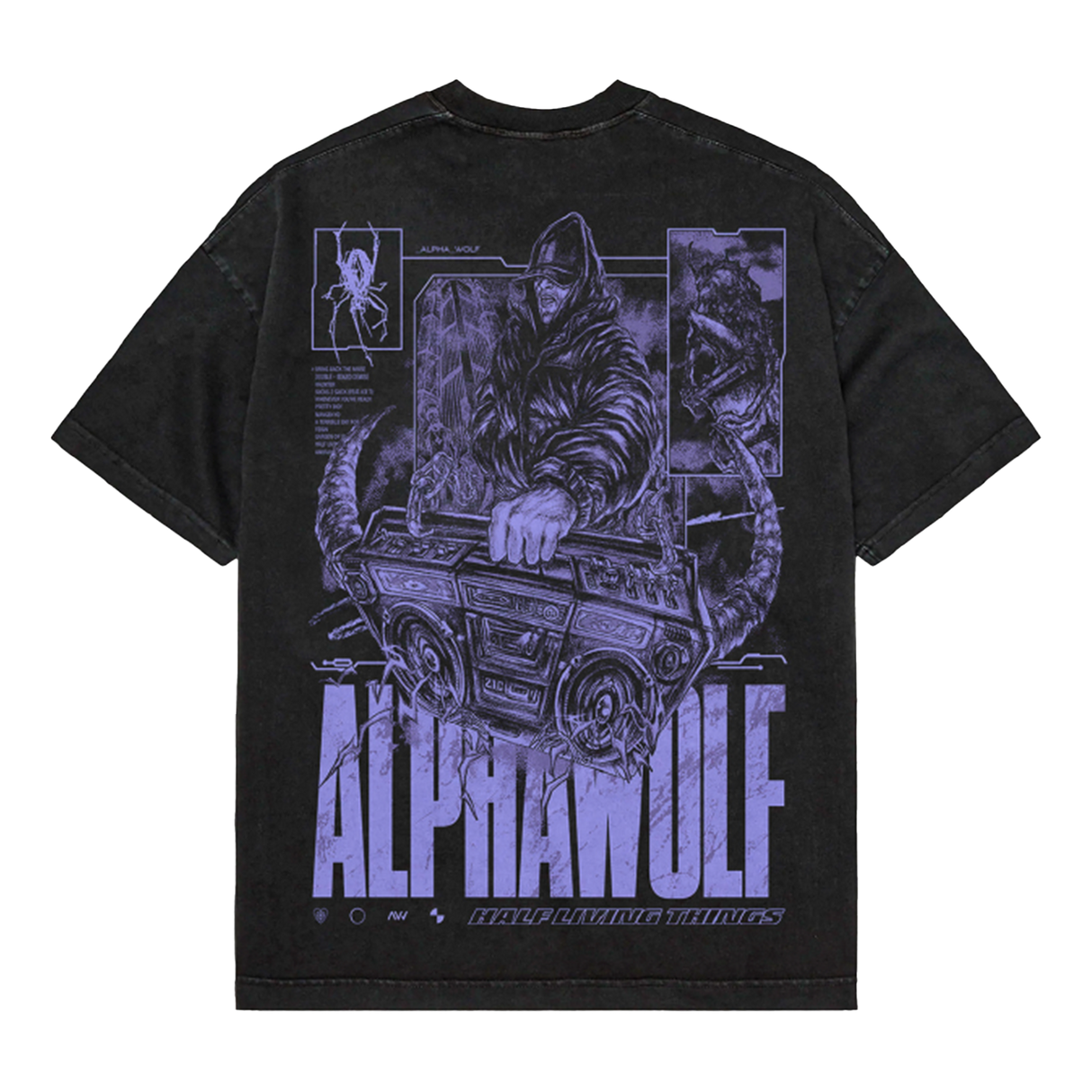 Alpha Wolf - Boombox T-Shirt
