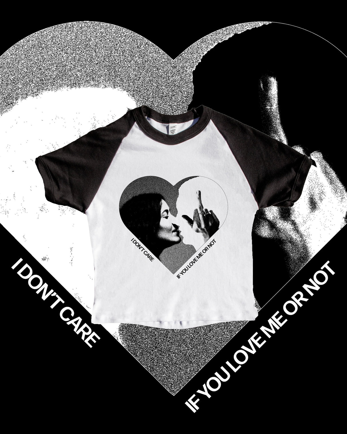 Dezi - Love Me Not Crop T-Shirt