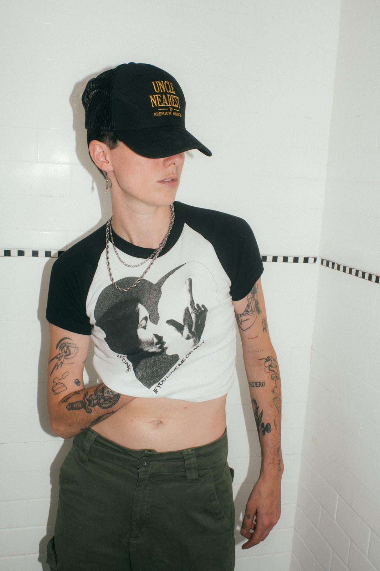 Dezi - Love Me Not Crop T-Shirt