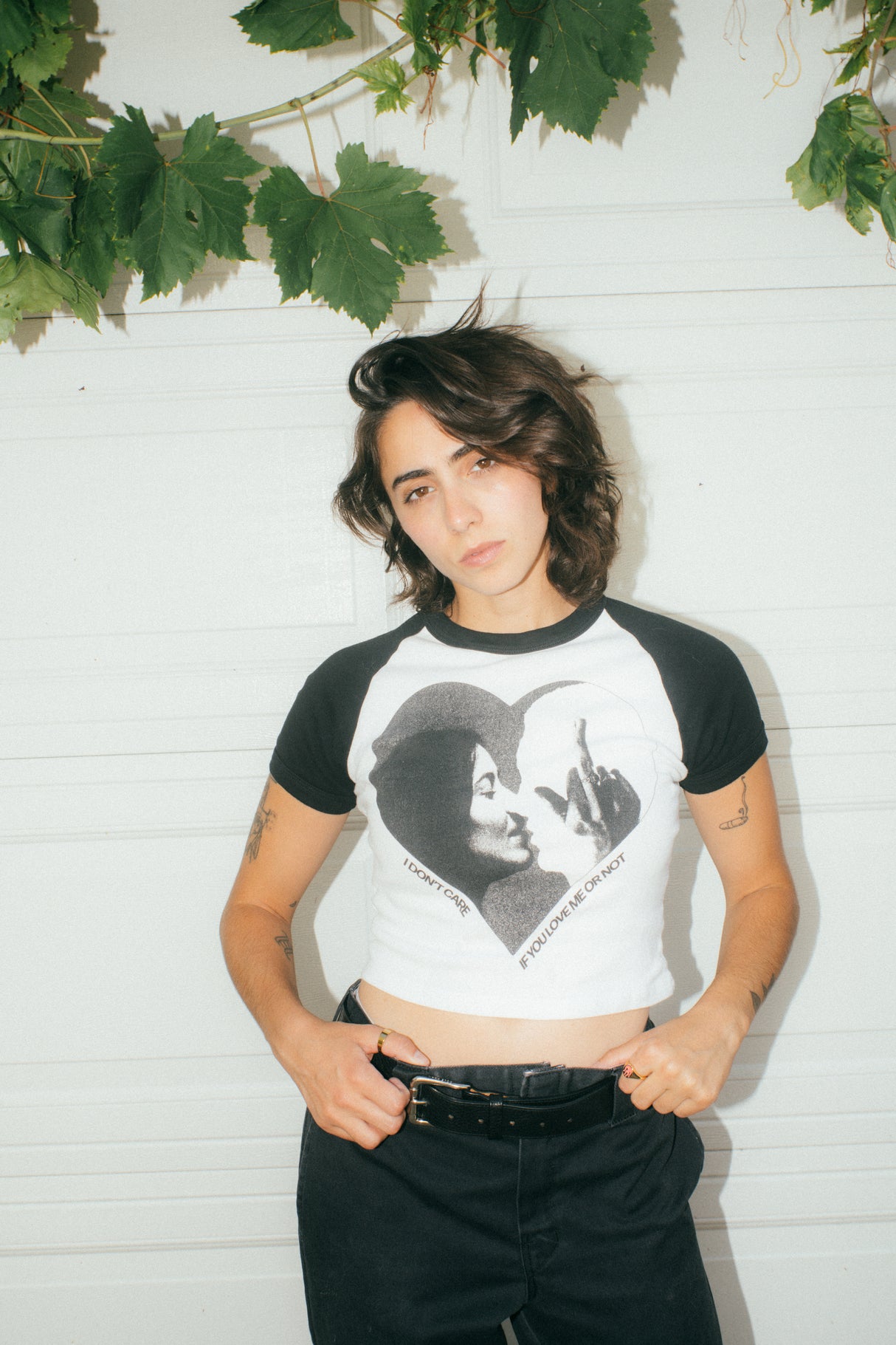 Dezi - Love Me Not Crop T-Shirt