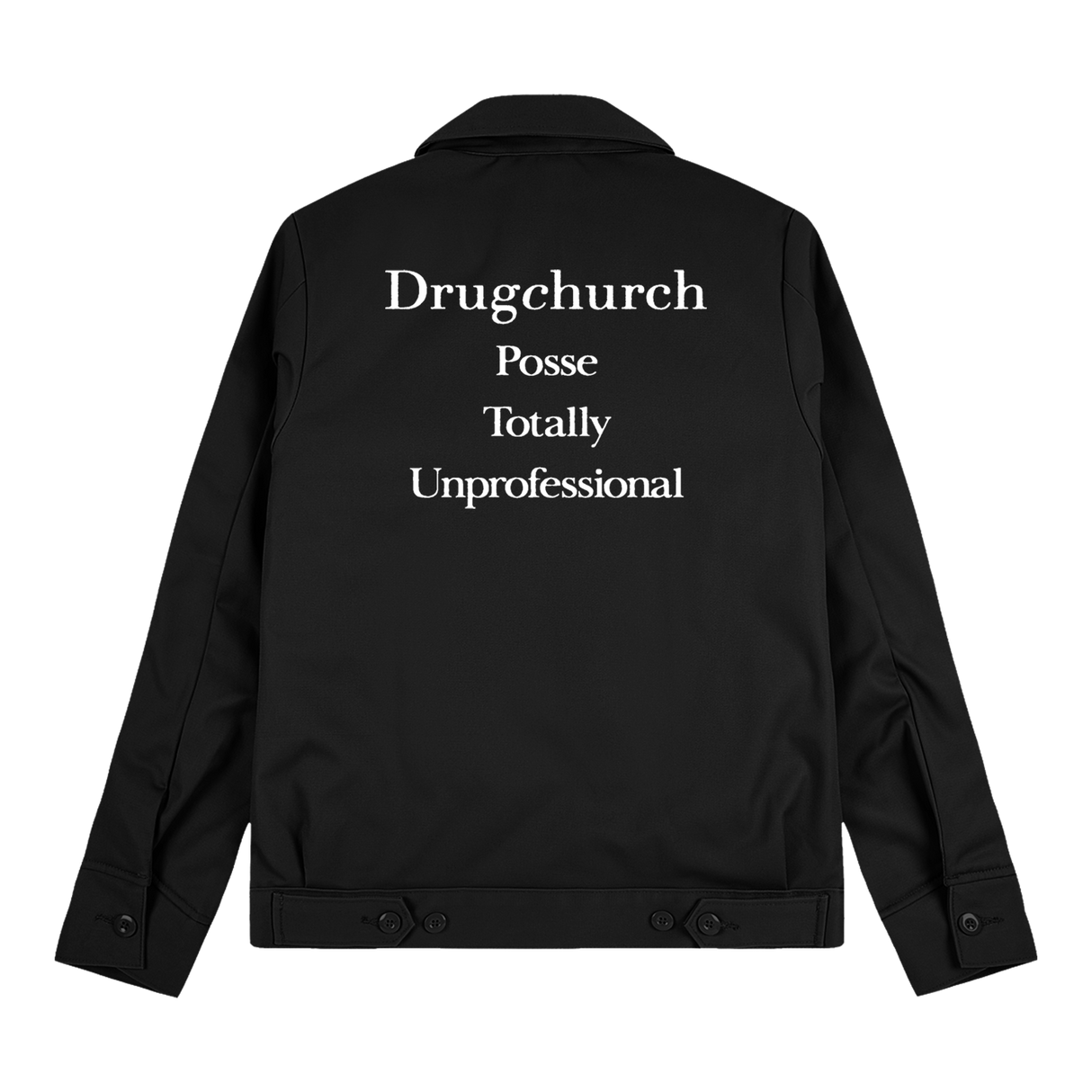Drug Church - DC POSSE DICKIES JACKET BLACK