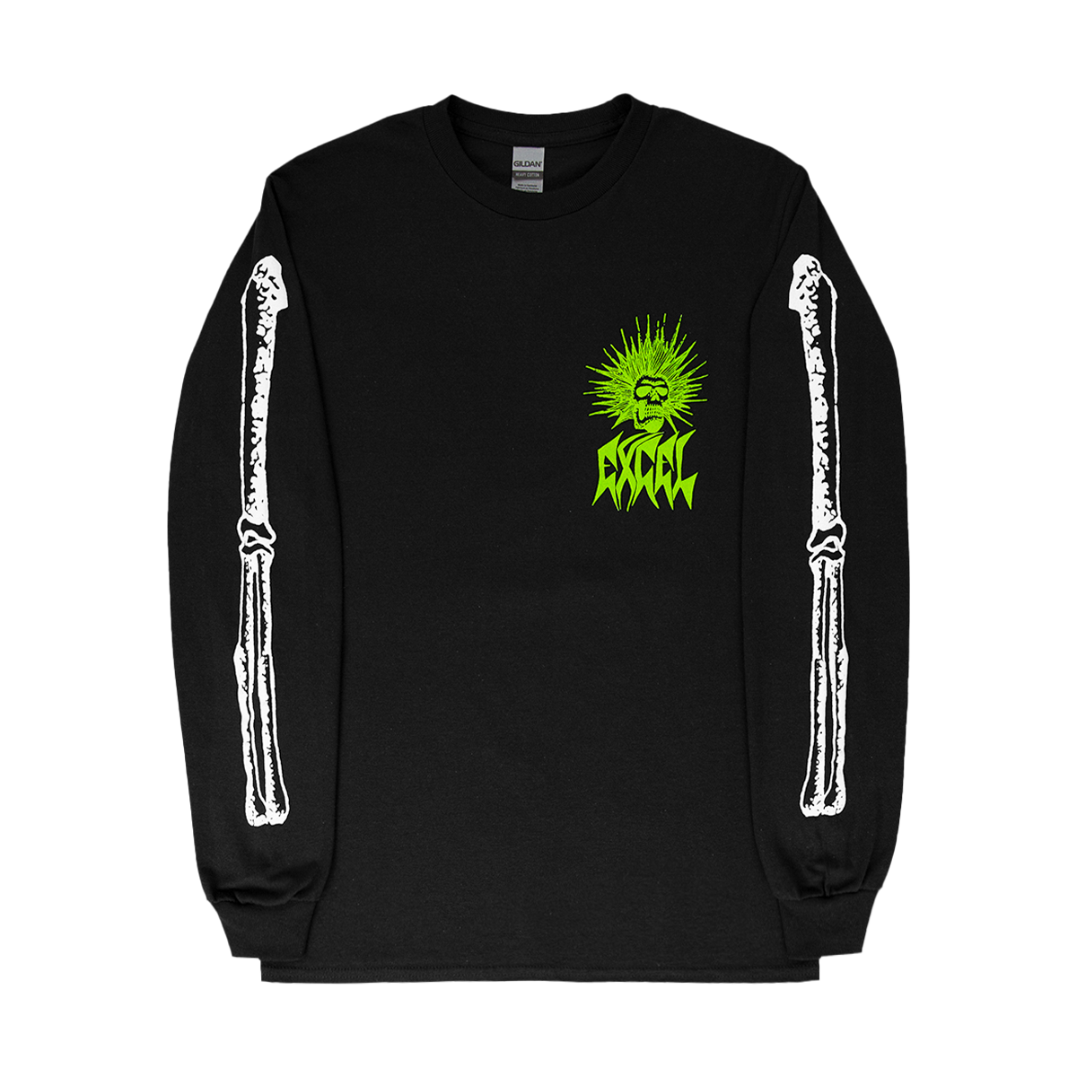 EXCEL - Handplant Green Print Long Sleeve