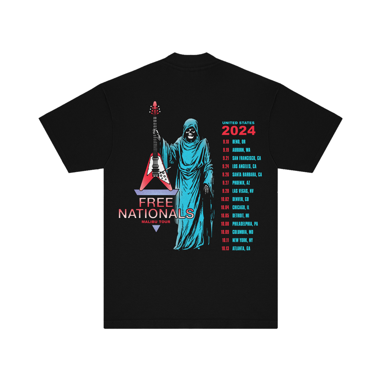 Free Nationals - Reaper Tour T-Shirt