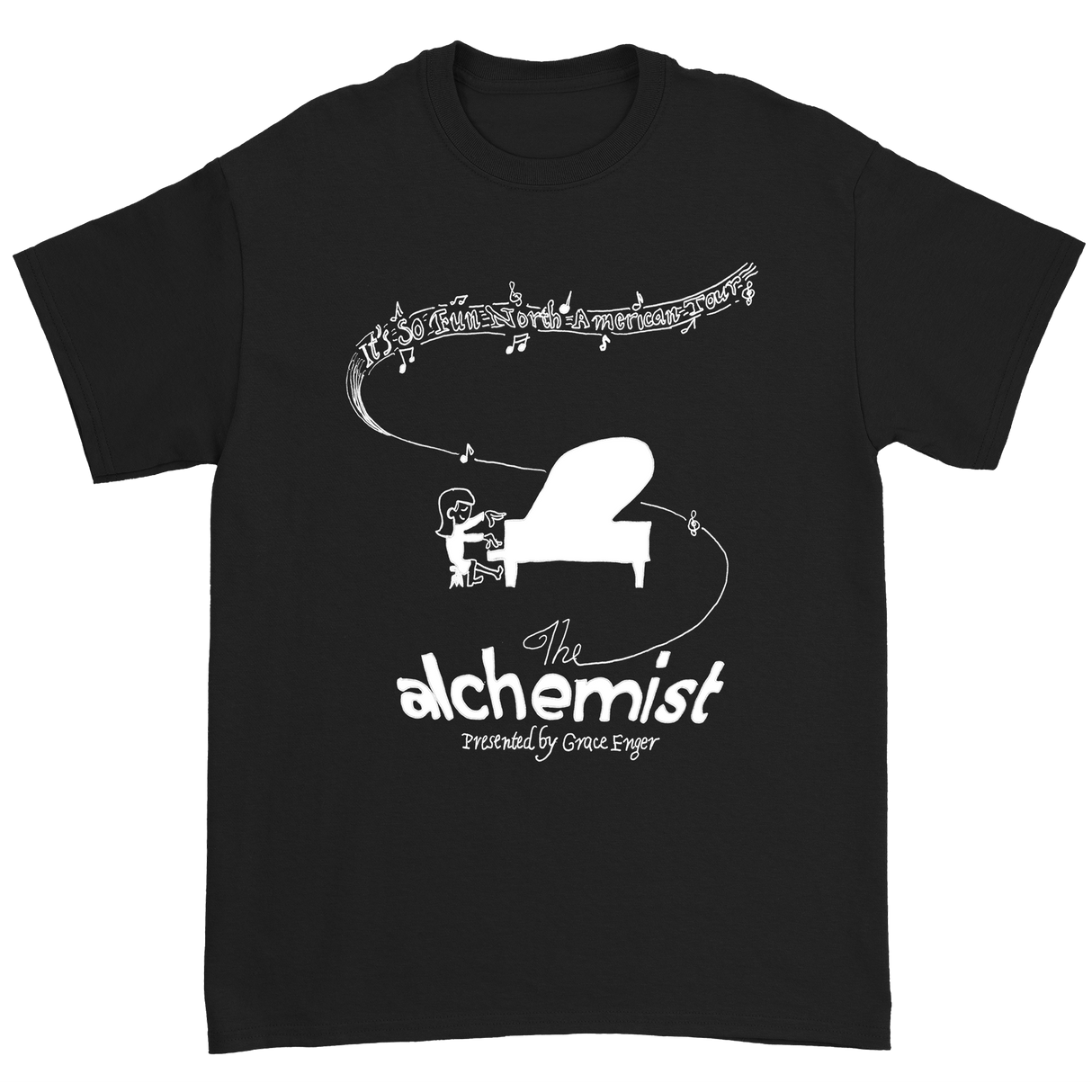 Grace Enger - Piano Tee - Black