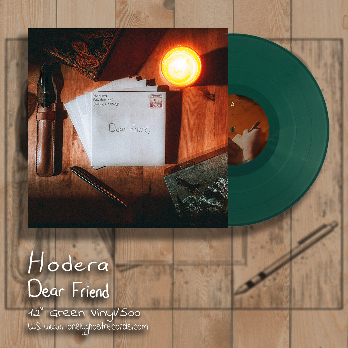 Hodera - "Dear Friend" Limited Edition Green Vinyl