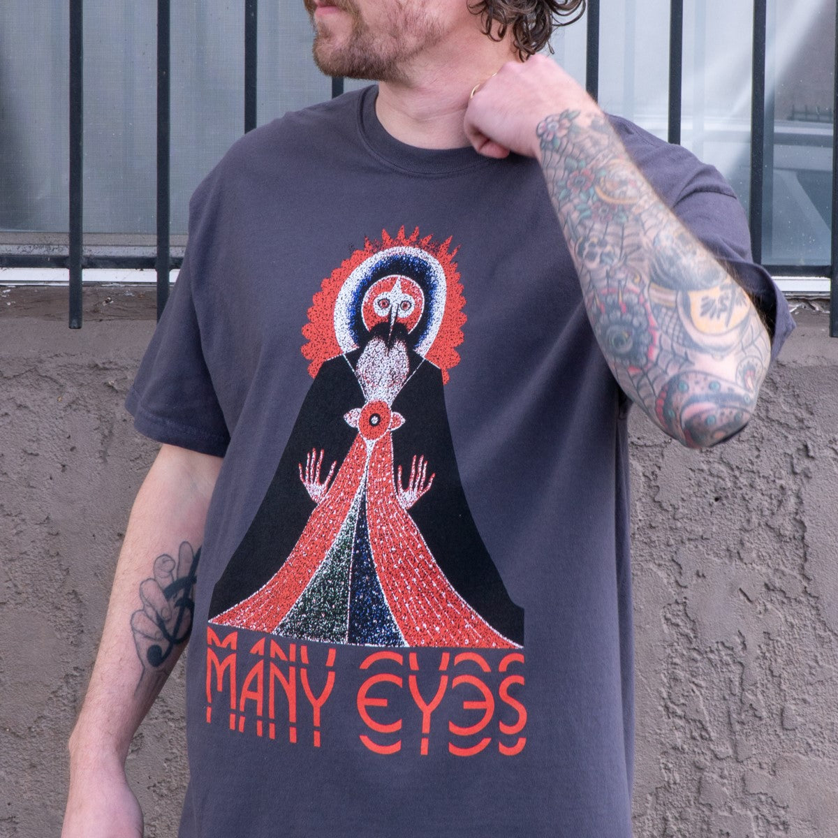 Many Eyes - Graphite T-Shirt