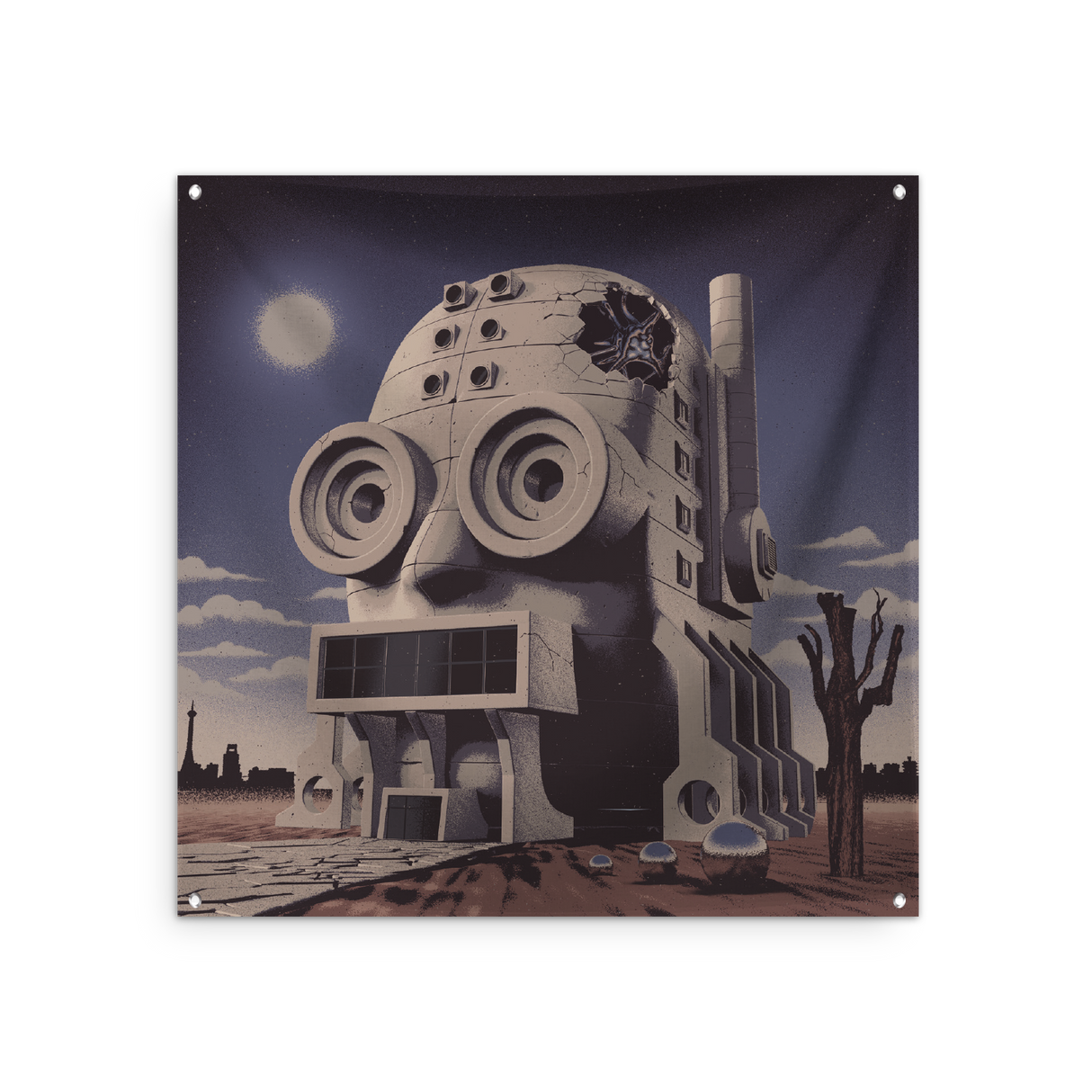 Intervals - Memory Palace Wall Flag