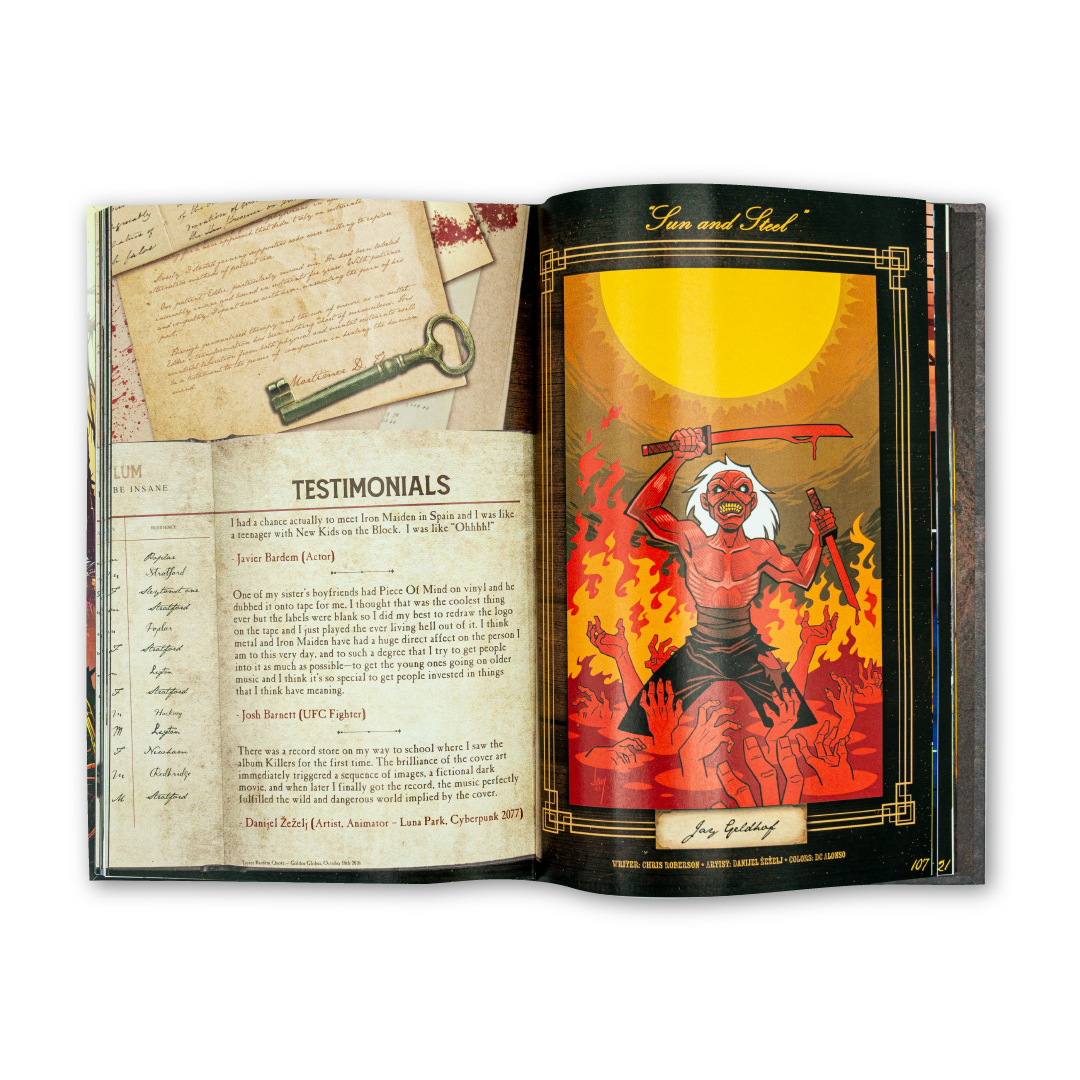 Iron Maiden: Piece Of Mind - "The Trooper" Edition Hardcover (Limited to 200)