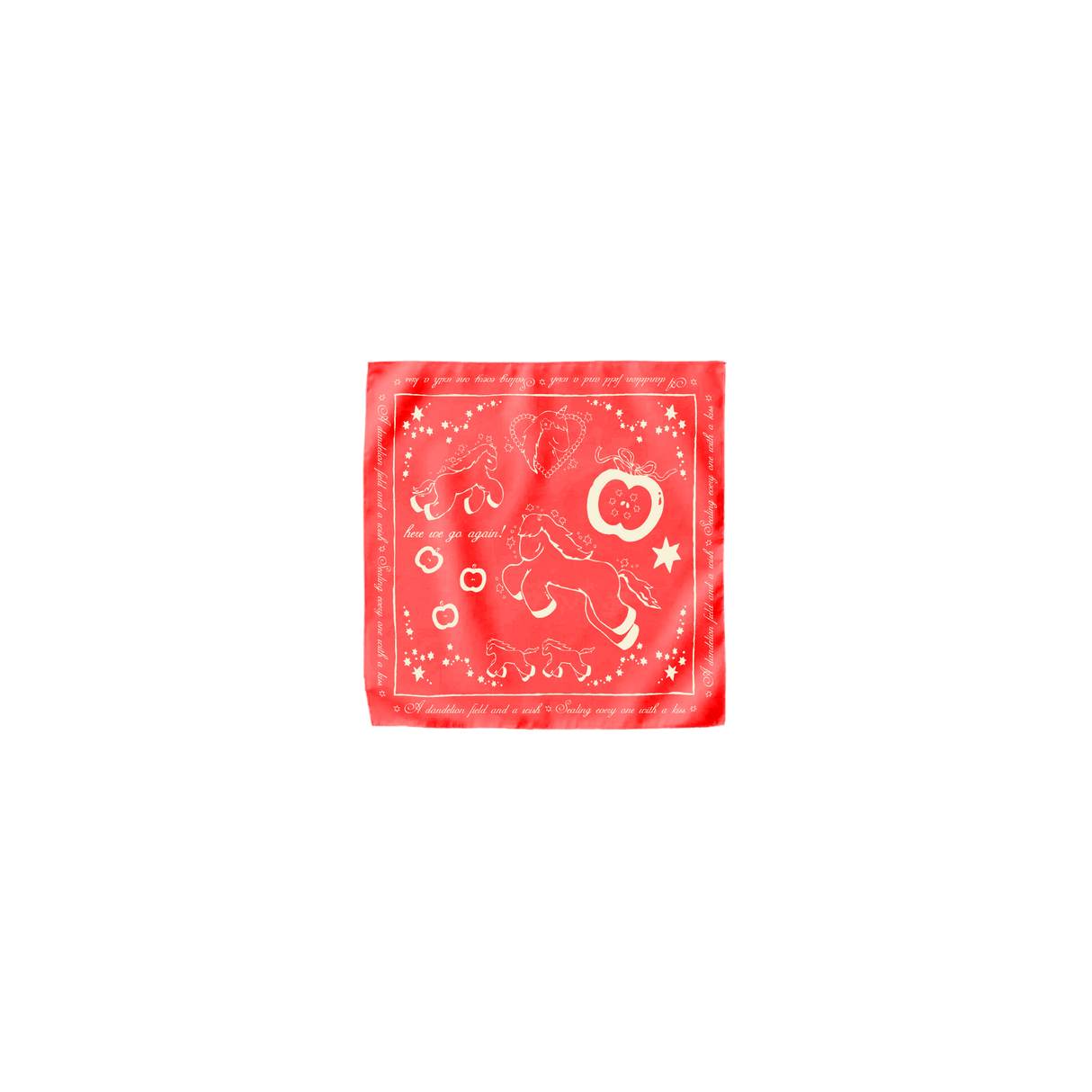 dandelion field bandana