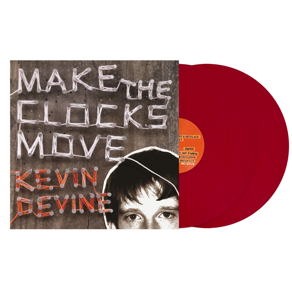 Kevin Devine - Make The Clocks Move Red 2xLP