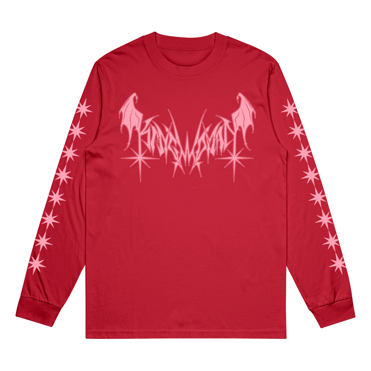 King Woman - Red Logo Long Sleeve Shirt