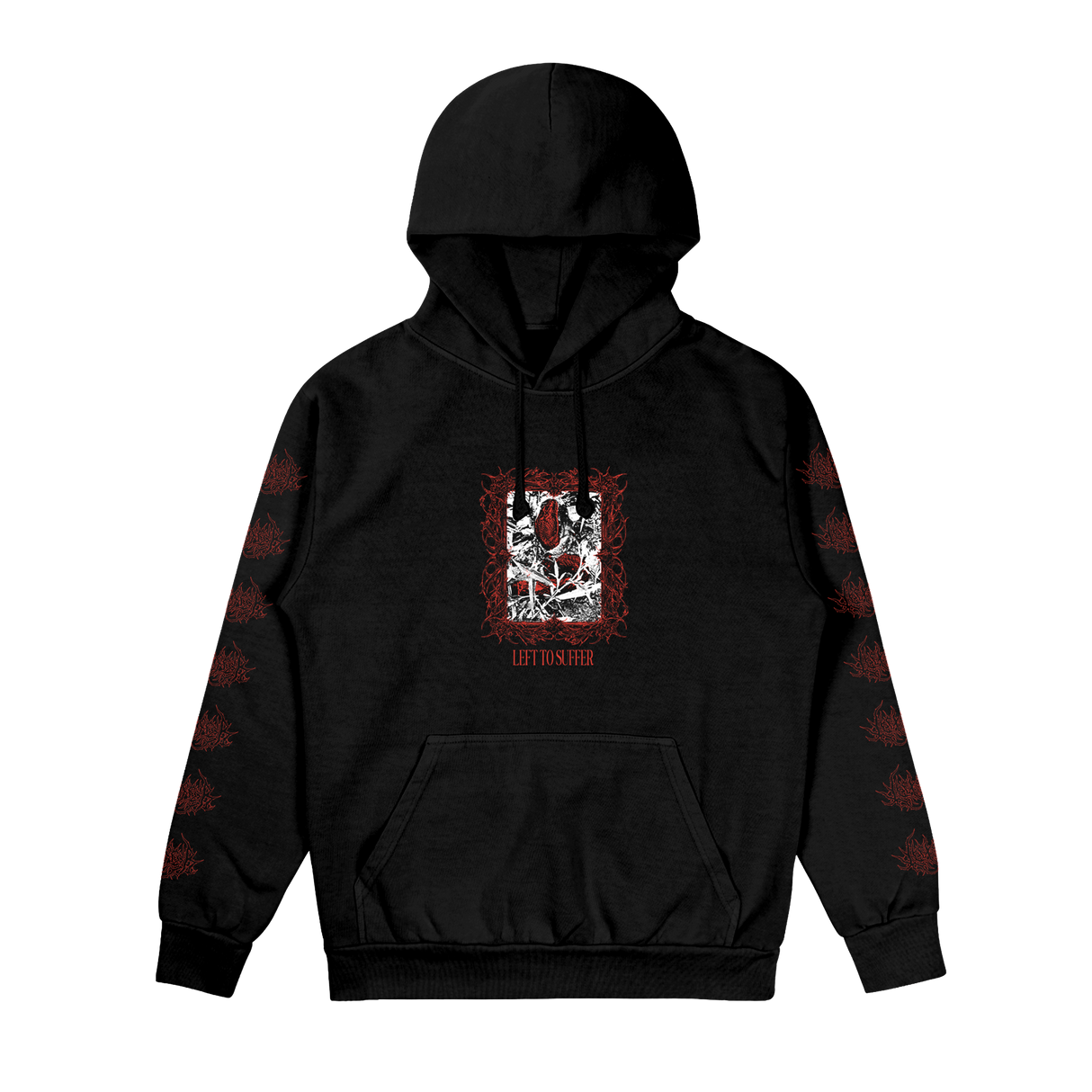 Left To Suffer - Red Frame Hoodie