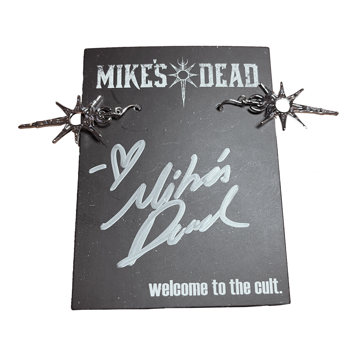 Mike's Dead - Signed Emblem Earrings