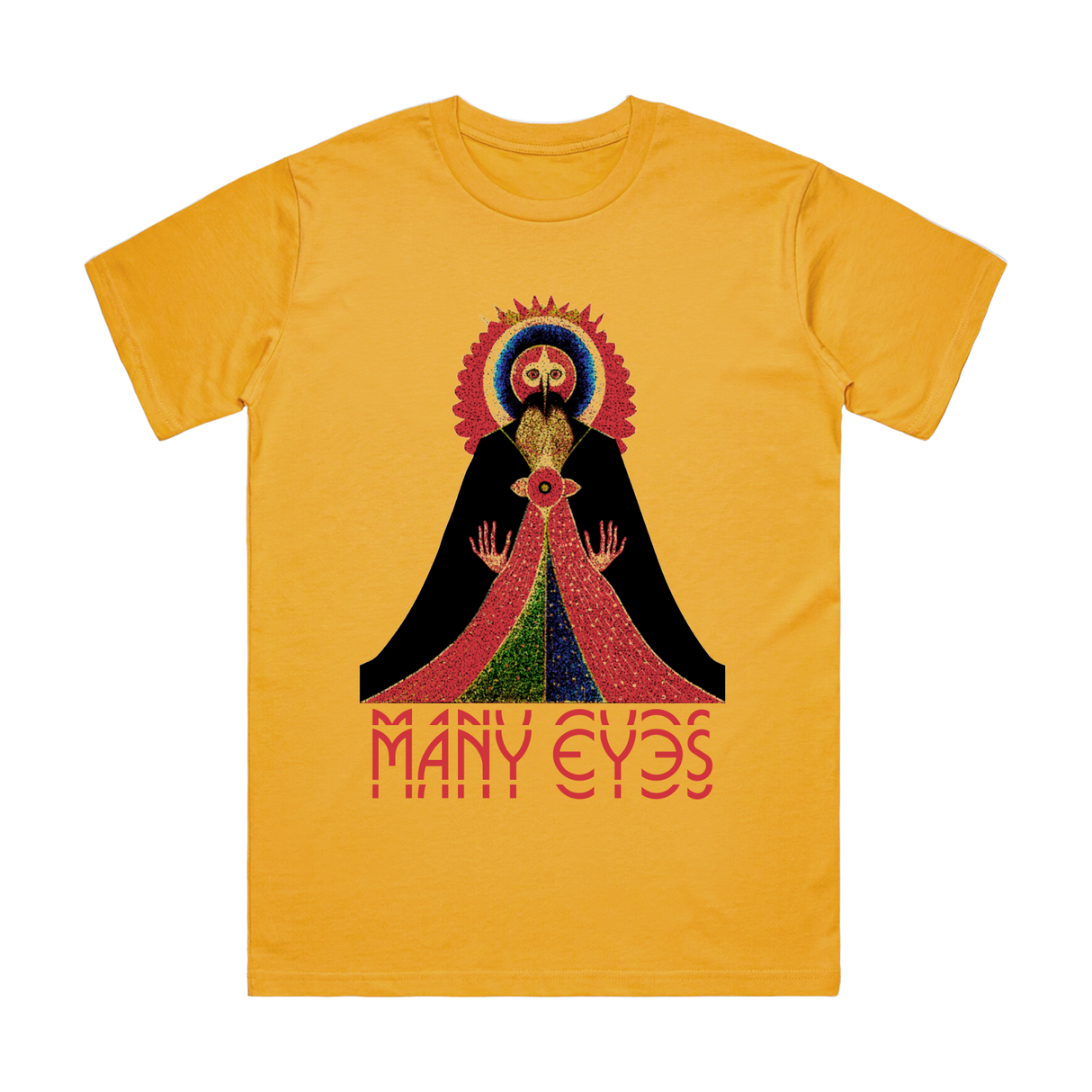 Many Eyes - Yellow T-Shirt