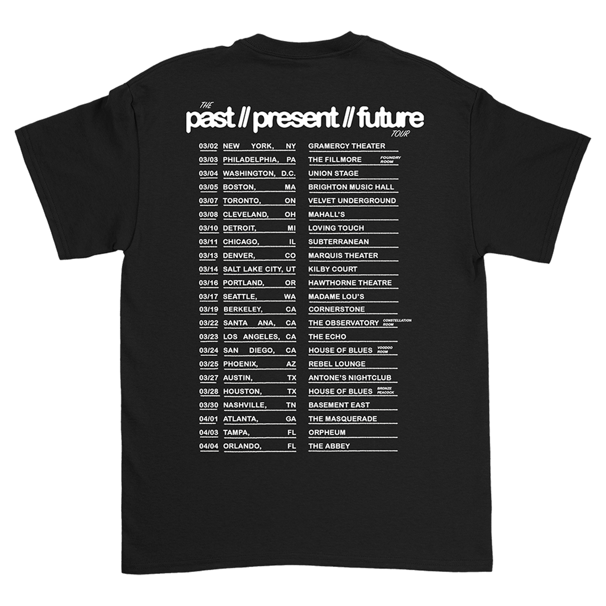 Meet Me @ The Altar - Tour T-Shirt