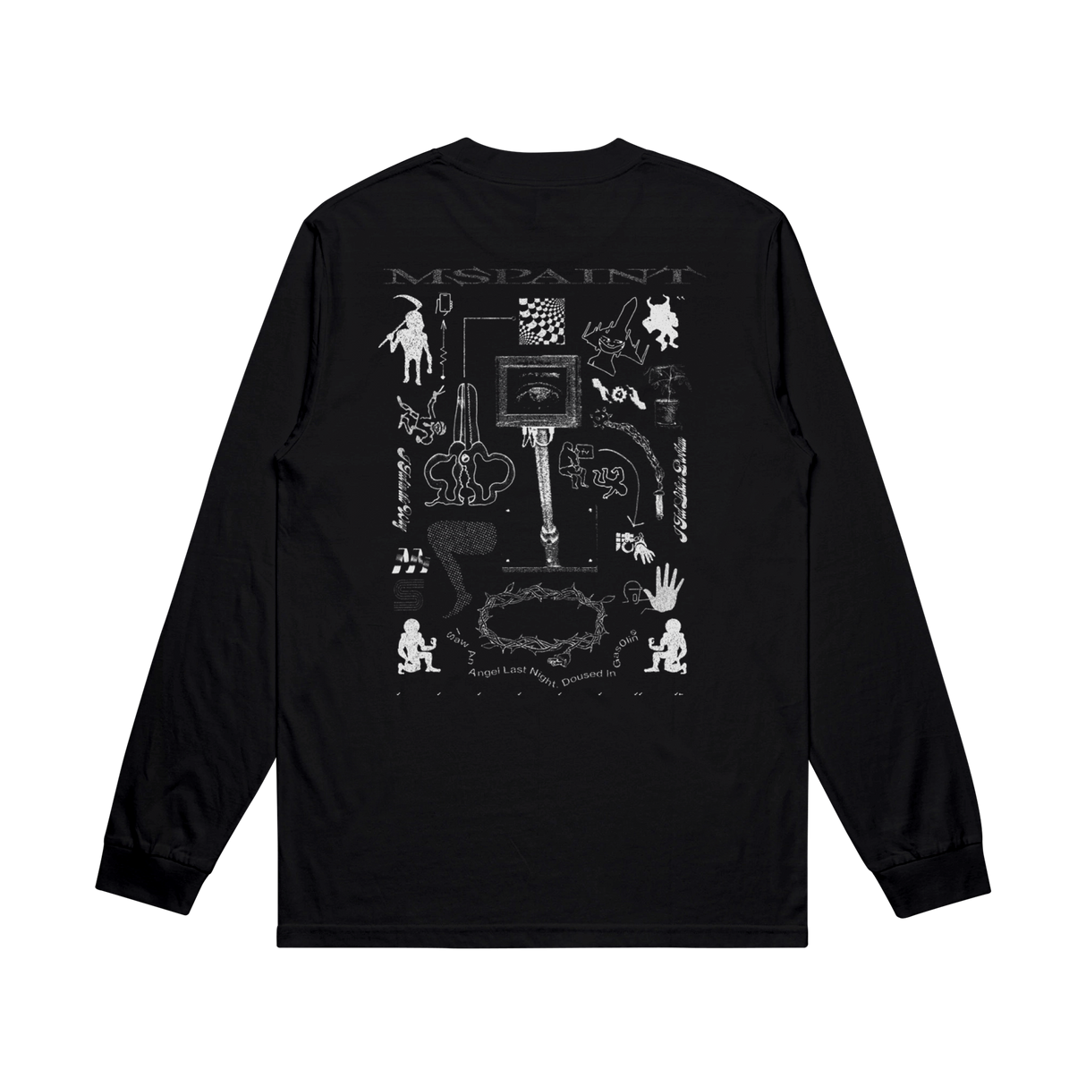 MSPAINT - Black No Separation Long Sleeve