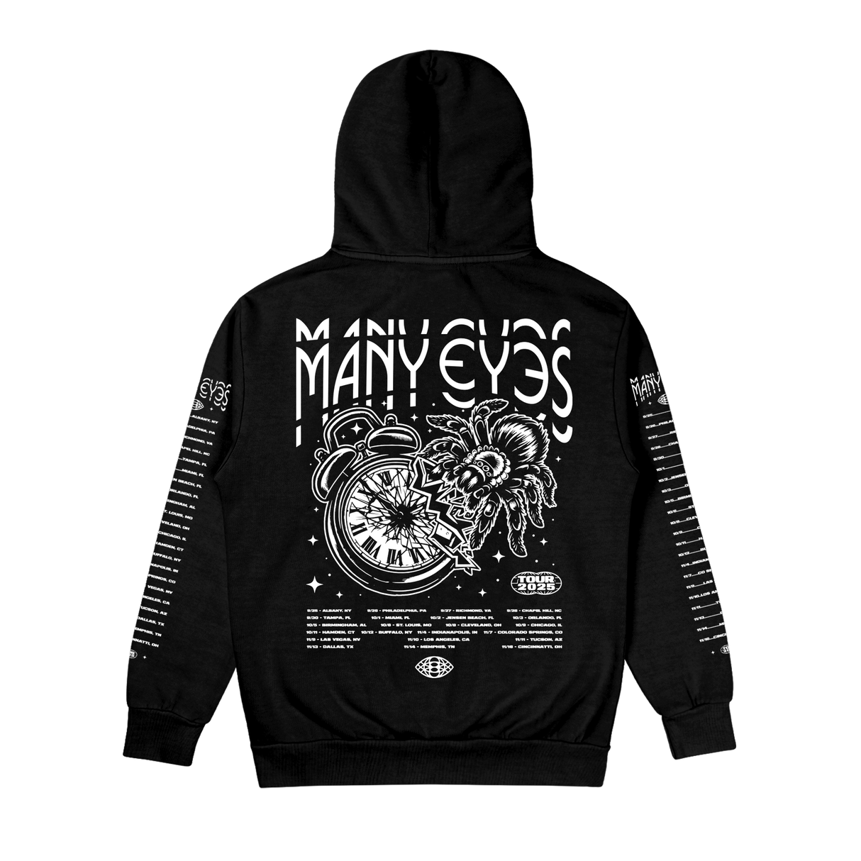 Many Eyes - Fall Tour 2025 Hoodie