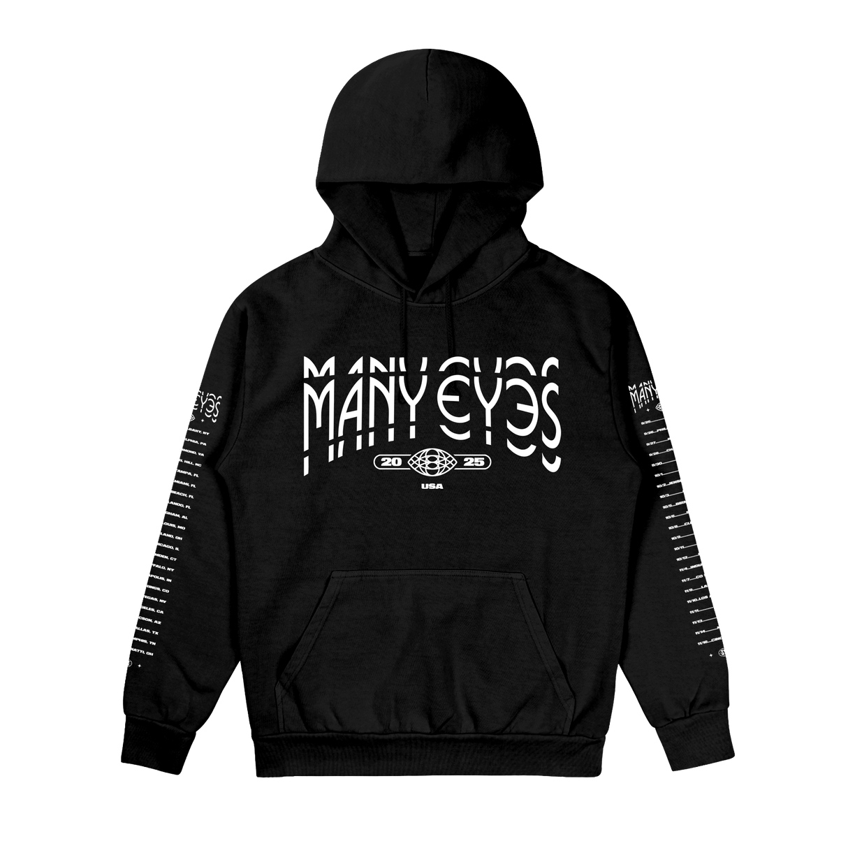 Many Eyes - Fall Tour 2025 Hoodie