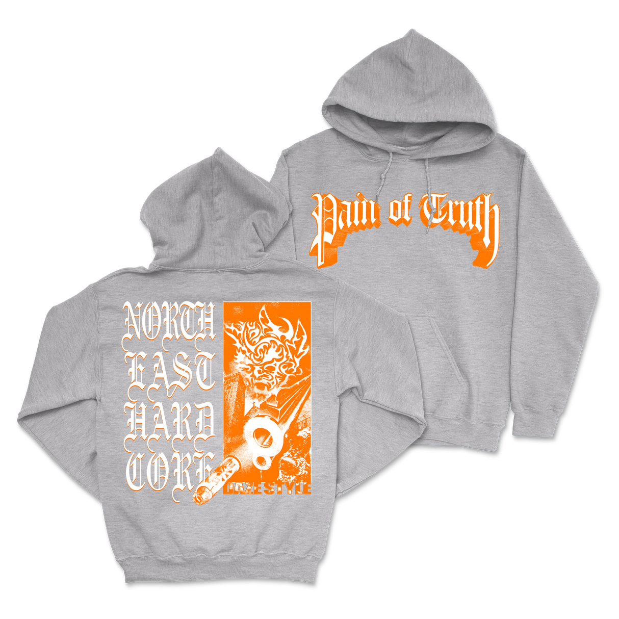 Pain Of Truth - POT Grey Hoodie