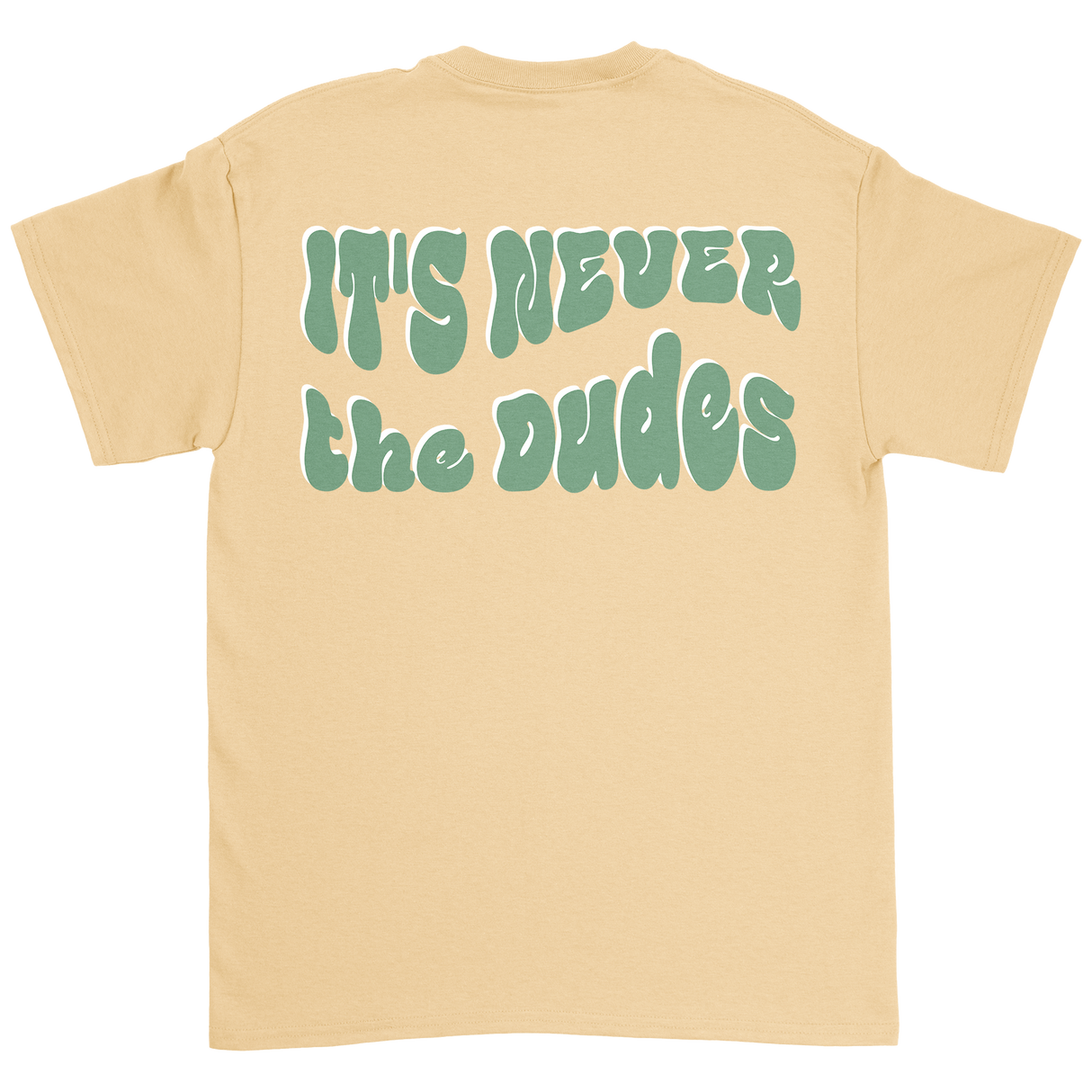 Never The Dudes T-Shirt - Yellow Haze