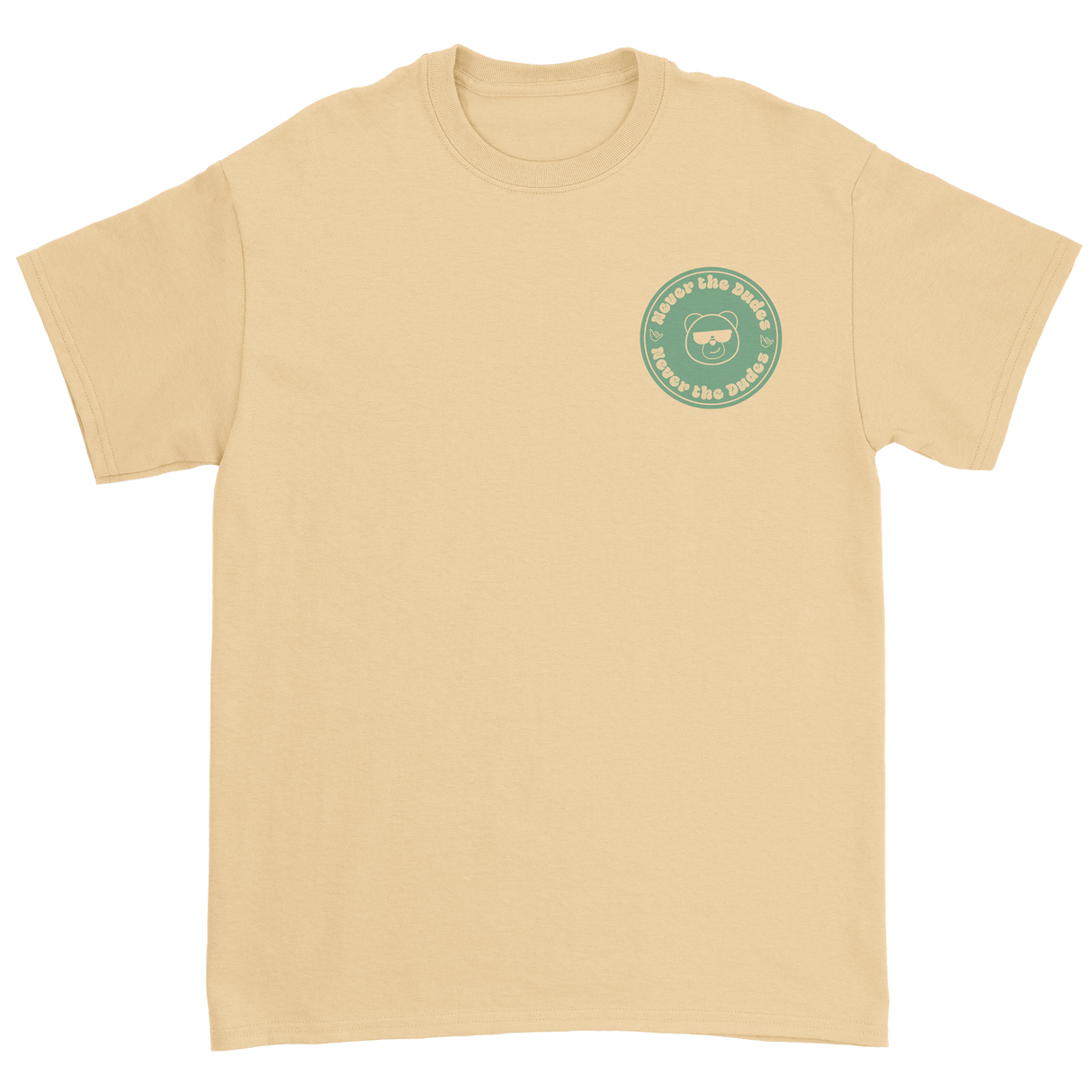 Never The Dudes T-Shirt - Yellow Haze