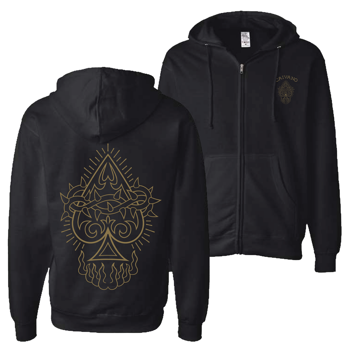 Phil Caivano - Logo Zip-Up Hoodie