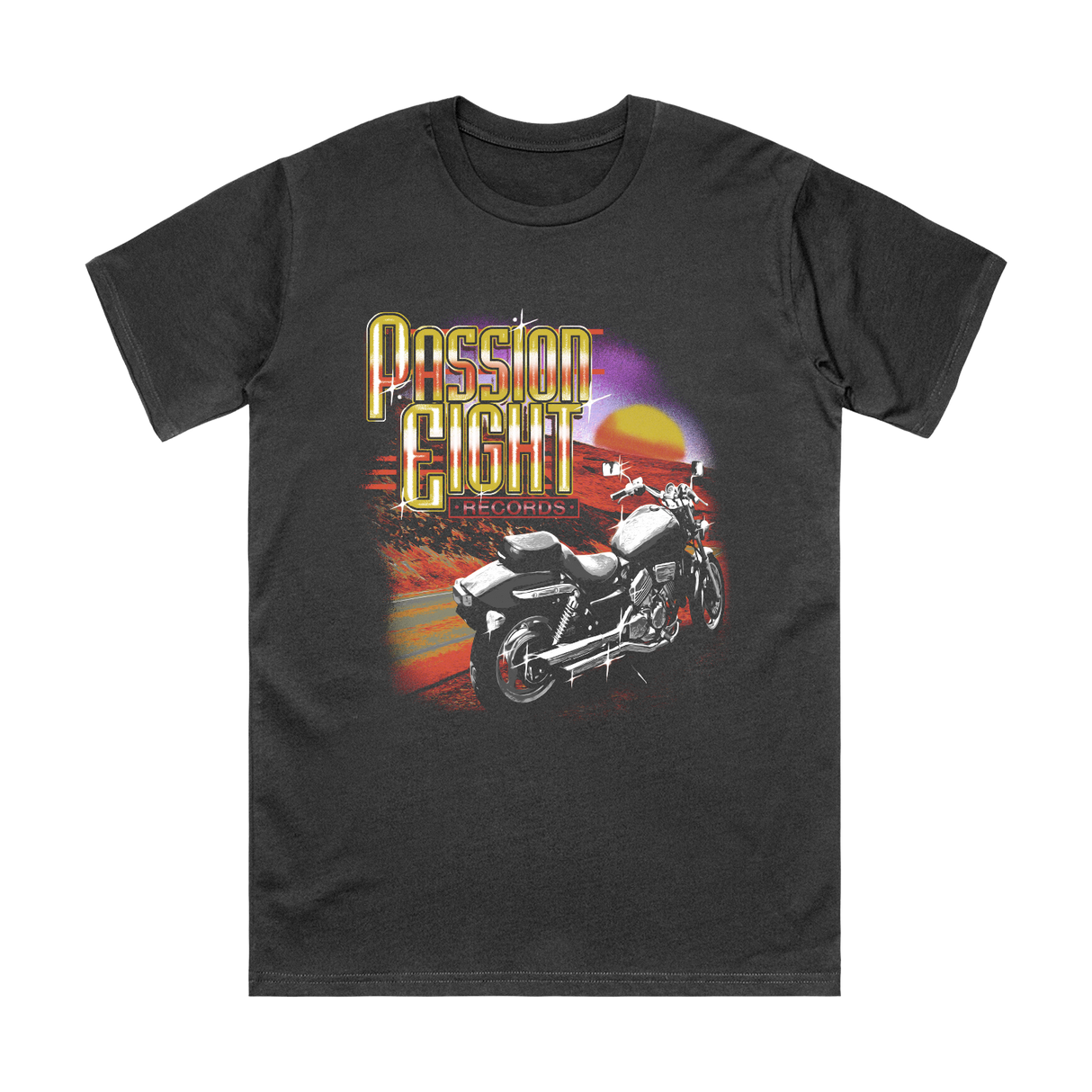 Passion Eight Records - Shallow Truths - Motorcycle Tee