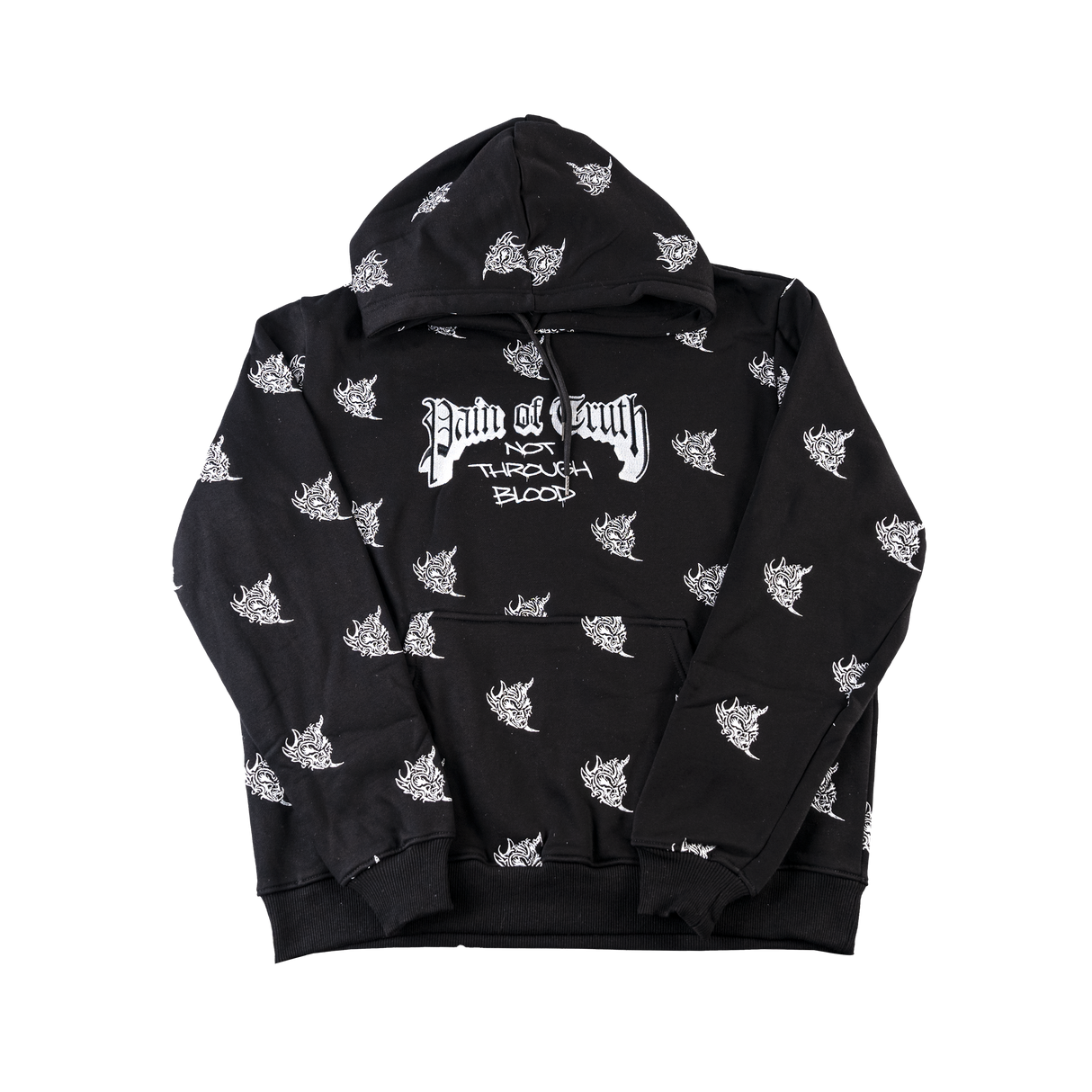 Pain Of Truth - P.O.T. All Over Embroidery Hoodie