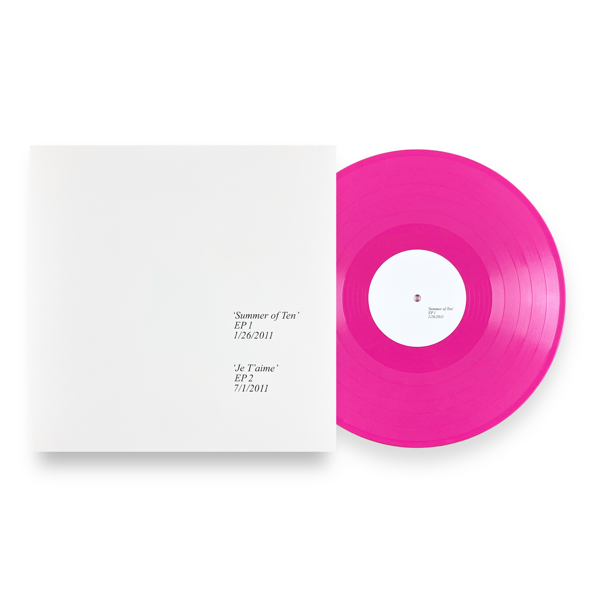 Porches - Summer of Ten + Je t'aime Hot Pink Vinyl