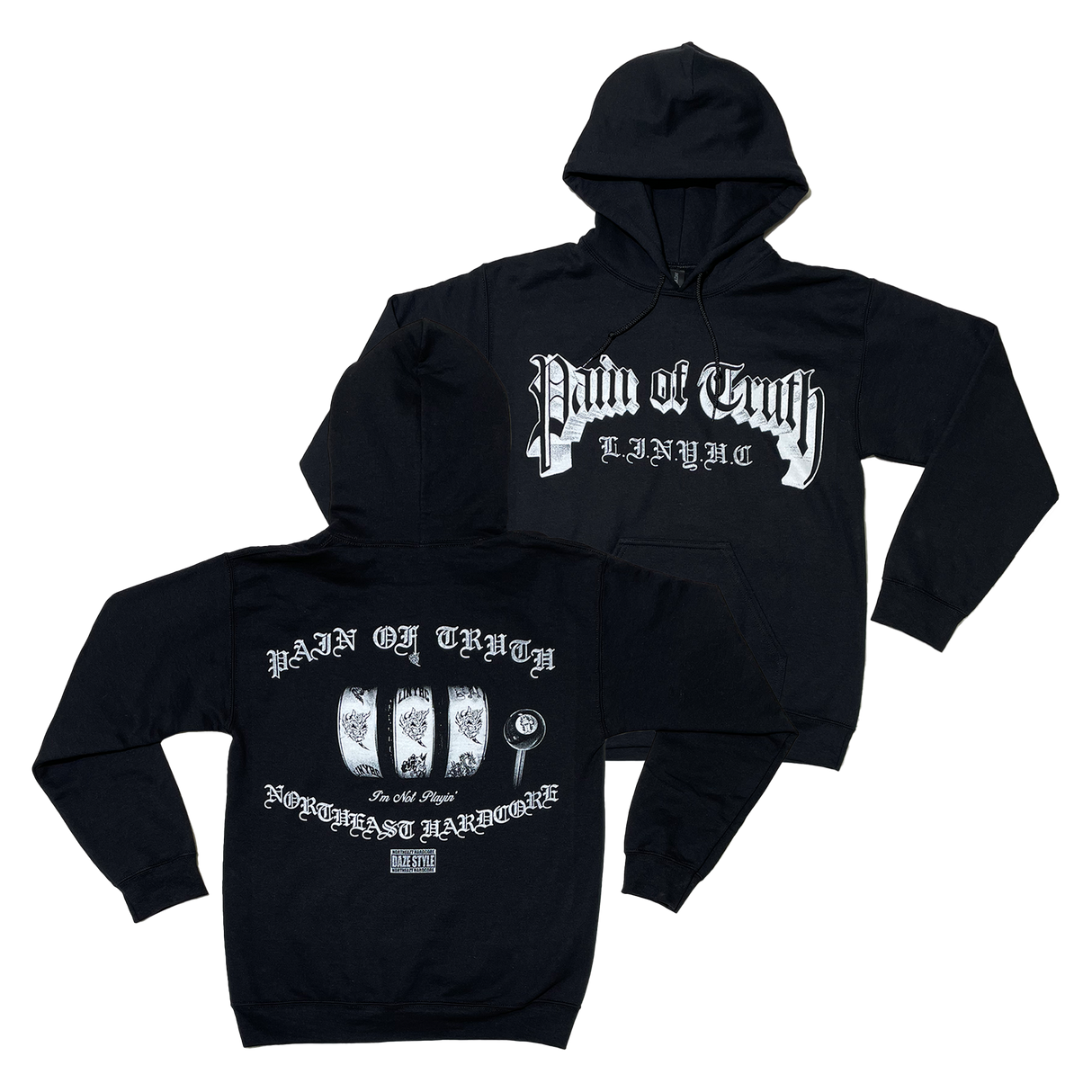 Pain of Truth -  LINYHC Black Hoodie