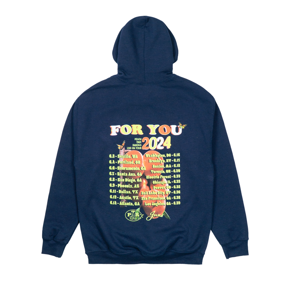 Peach Tree Rascals - For You Tour Hoodie